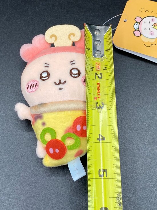 Chiikawa Furuhonya Pizza Mascot Key Chain Plush Doll Halloween NWT - Picture 7 of 13